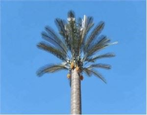 Palmunlehti naamioidulle solutornille